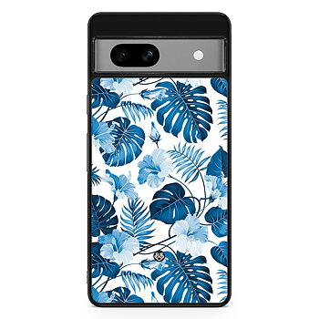 Google Pixel 7a Case - Blue Flowers
