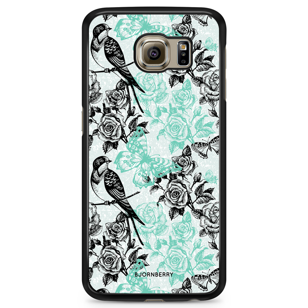 Samsung Galaxy S6 Edge Case - Birds & Roses