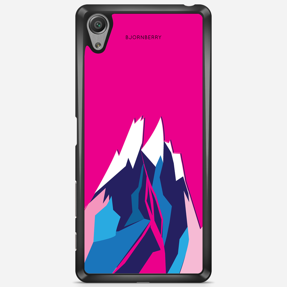 Sony Xperia X Performance Case - Pink Mountain