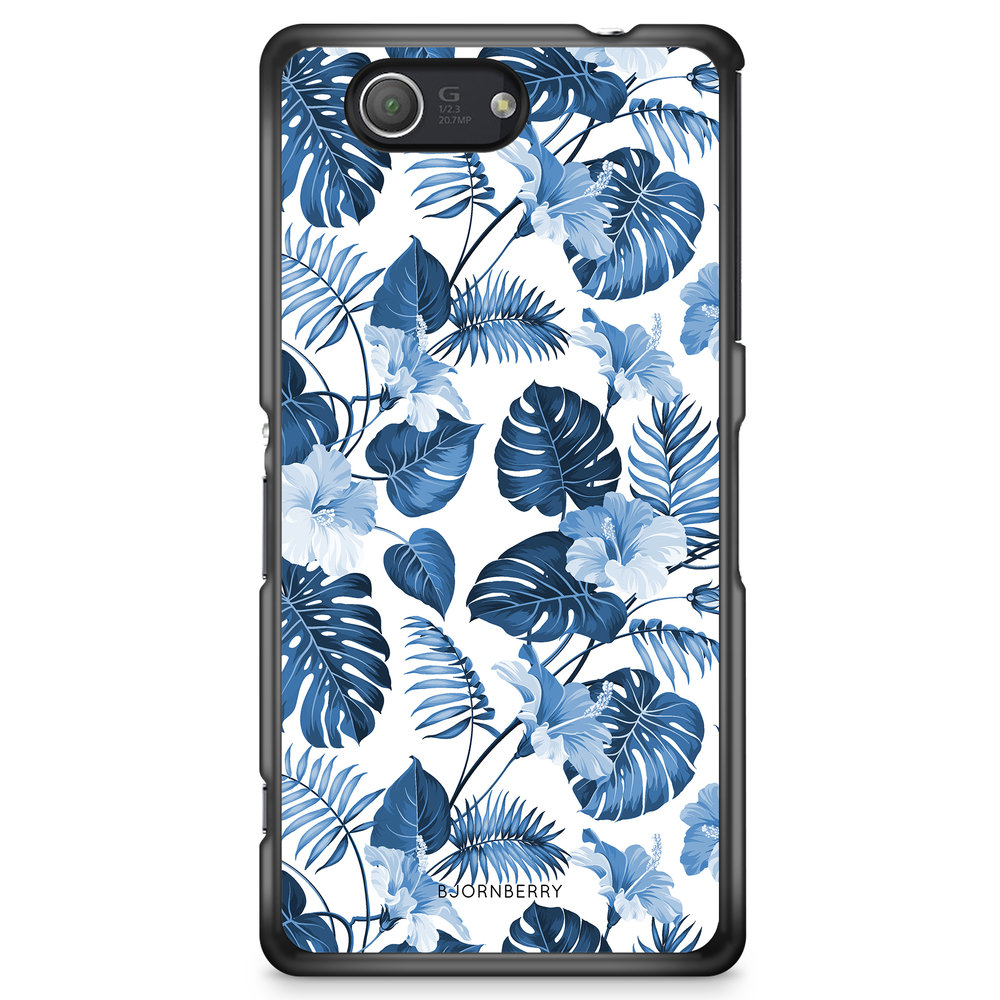 Sony Xperia Z3 Compact Case - Blue Flowers