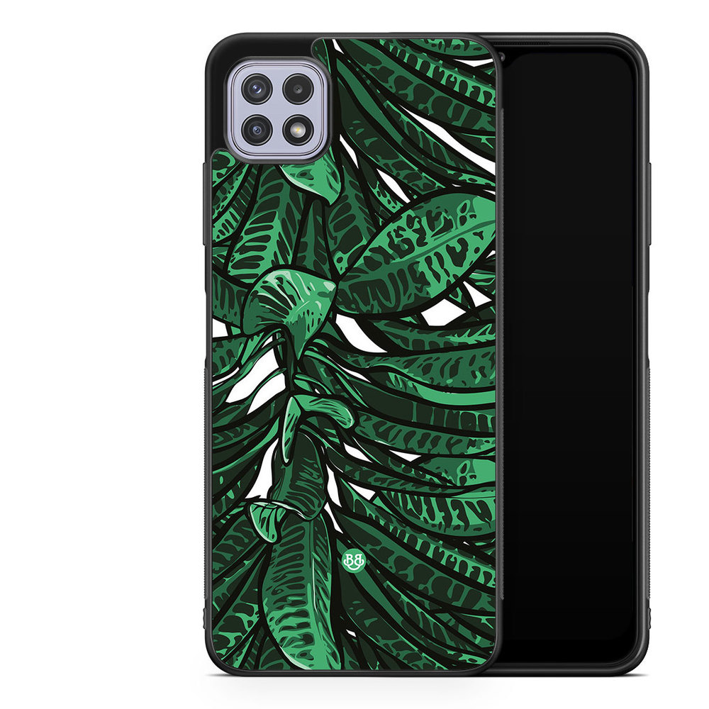 Samsung Galaxy A22 4G Case - Tropical leaves