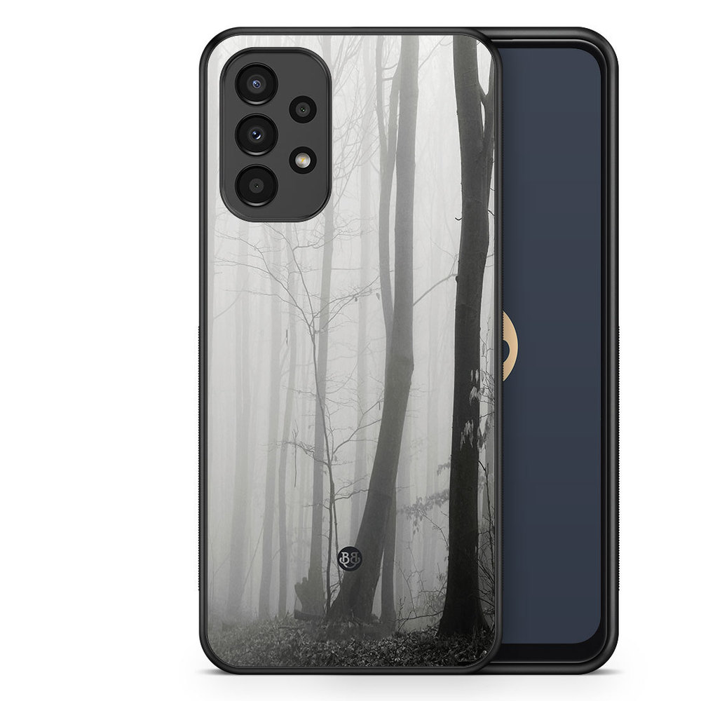 Samsung Galaxy A13 Case - Black/White Autumn