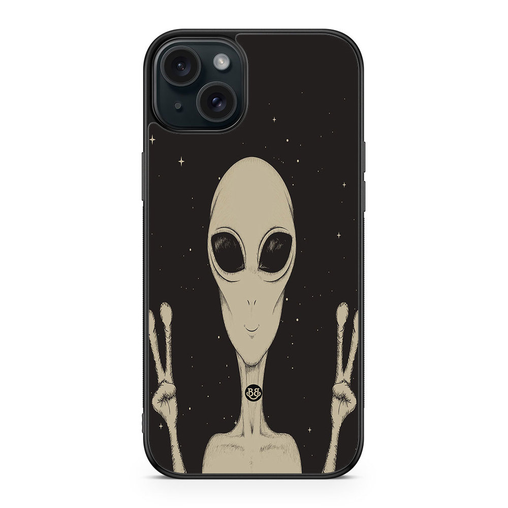 iPhone 15 Plus Case - Peace Alien