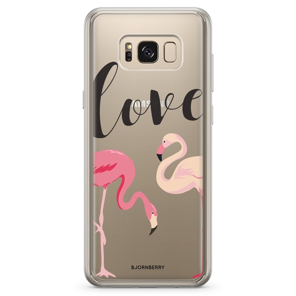 Samsung Galaxy S8 Plus Fashion Case - Love Flamingo