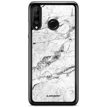 Huawei P30 Lite Case - White Marble