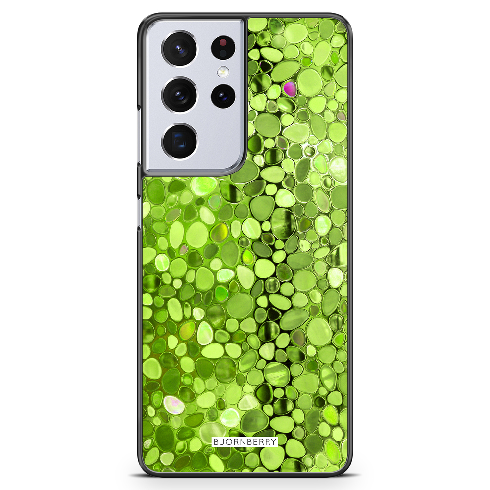 Samsung Galaxy S21 Ultra Case - Stained Glass Green