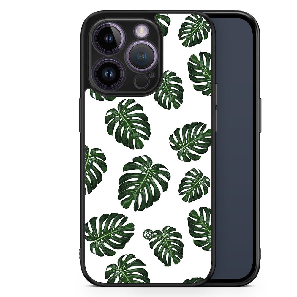 iPhone 14 Pro Case - Monstera Pattern