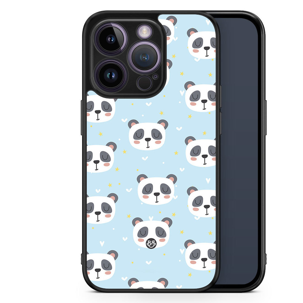 iPhone 14 Pro Case - Panda Pattern