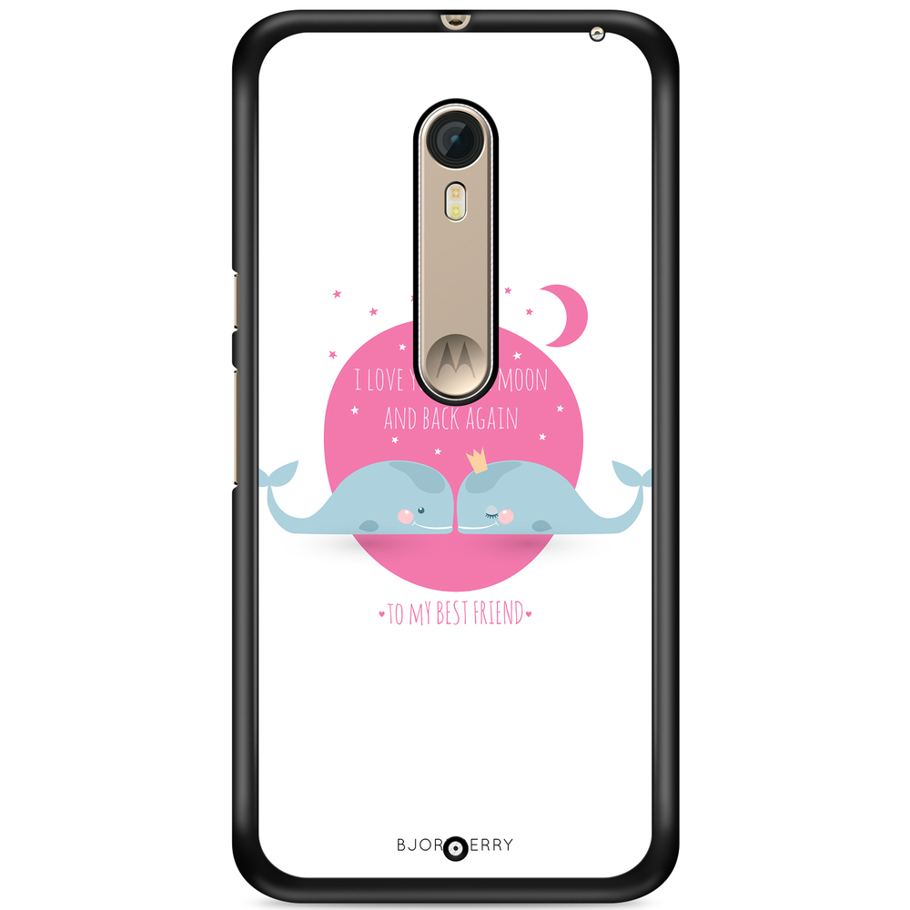 Moto X Style Skal - Love You To The Moon