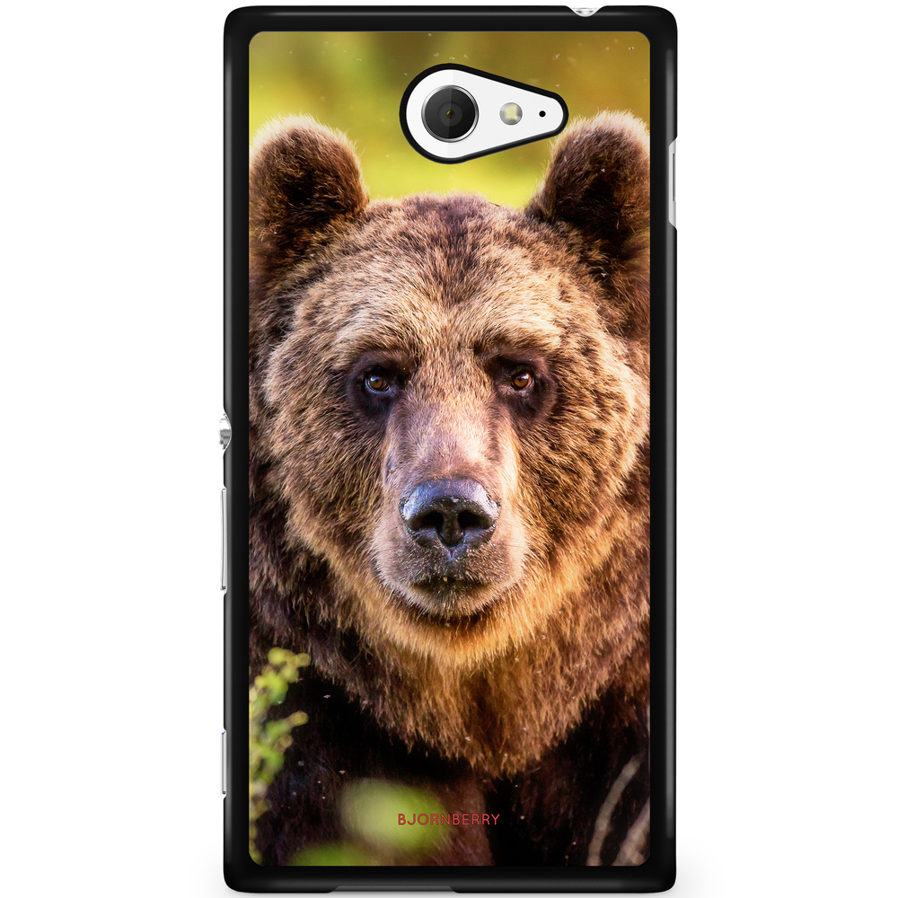 Sony Xperia M2 Aqua Case - Looking Bear
