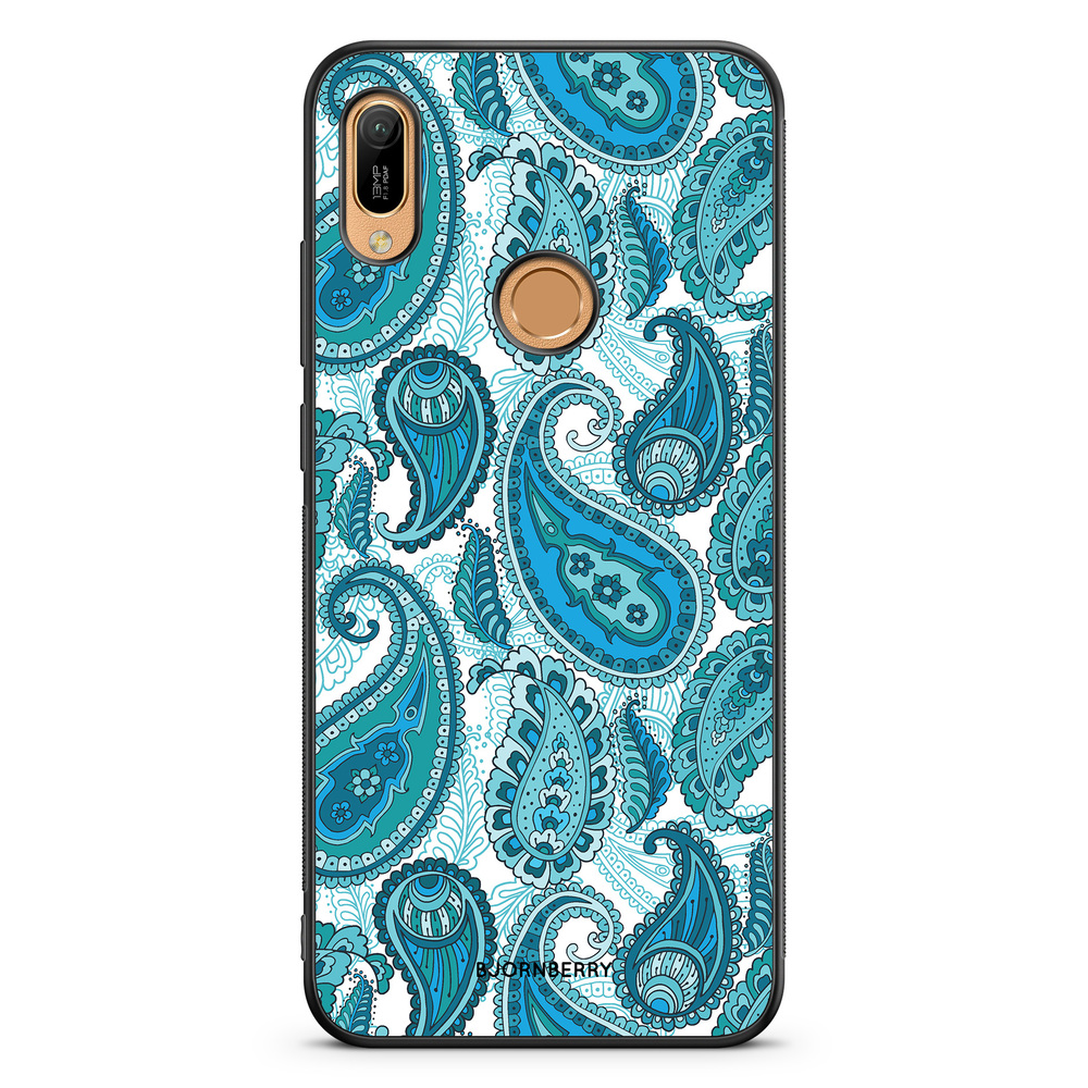 Huawei Y6 2019 Case - Blue Paisley