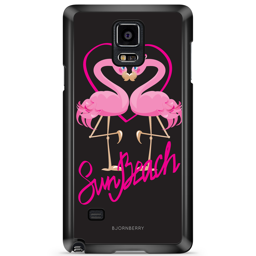 Samsung Galaxy Note 4 Case - Sun Beach Flamingo