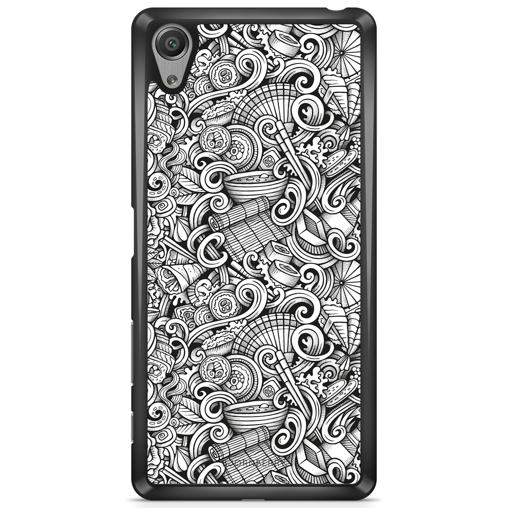 Sony Xperia L1 Case - Japanese Pattern
