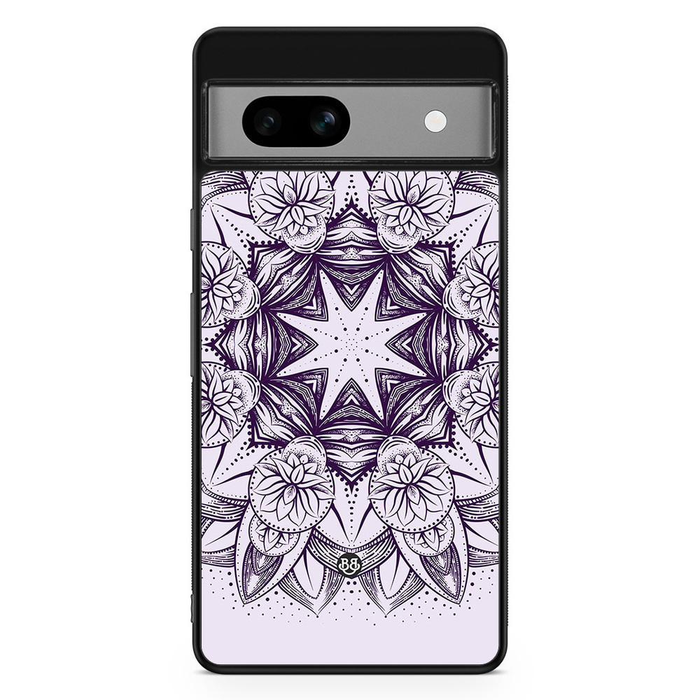 Google Pixel 7a Case - Purple Mandala