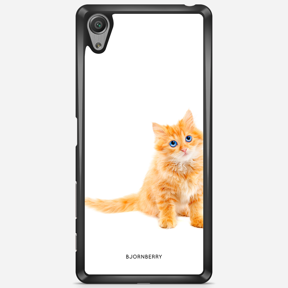 Sony Xperia X Performance Case - Small Brown Cat