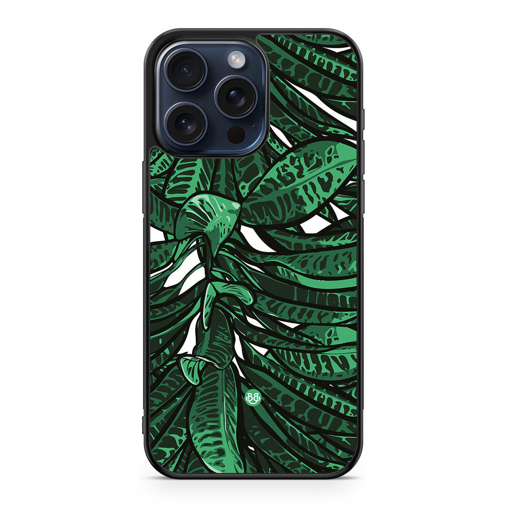 iPhone 15 Pro Max Case - Tropical leaves