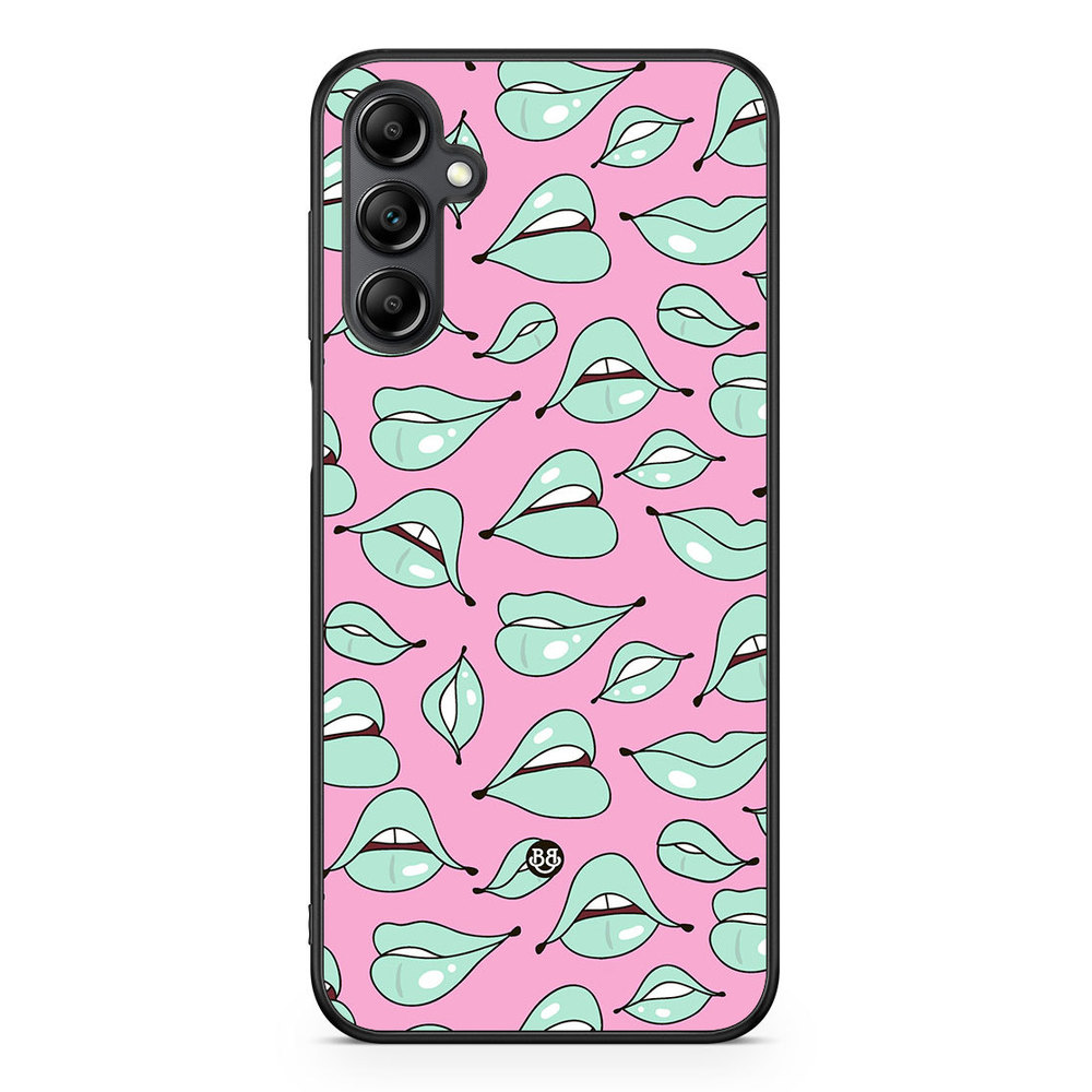 Samsung Galaxy A14 4G/5G Case - Green Lips