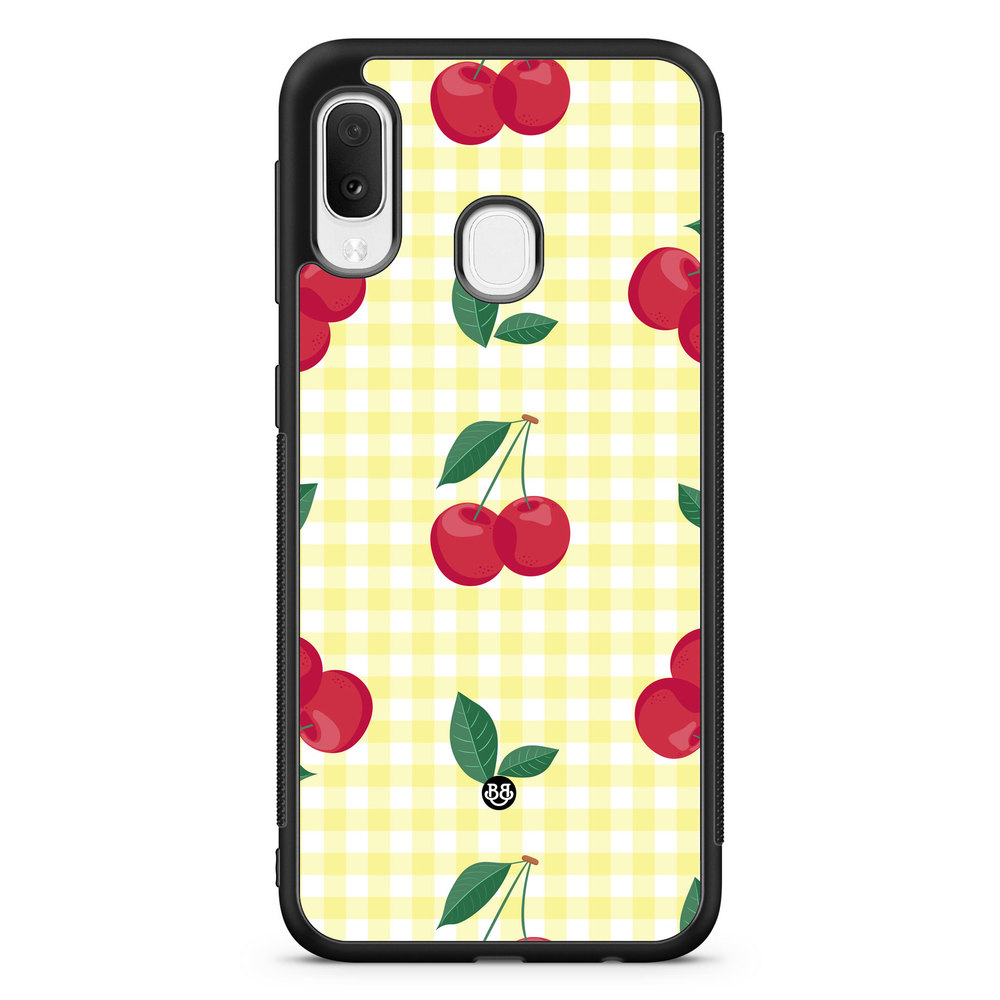 Samsung Galaxy A20e Case - SUMMER GARDEN - Cherry Kiss