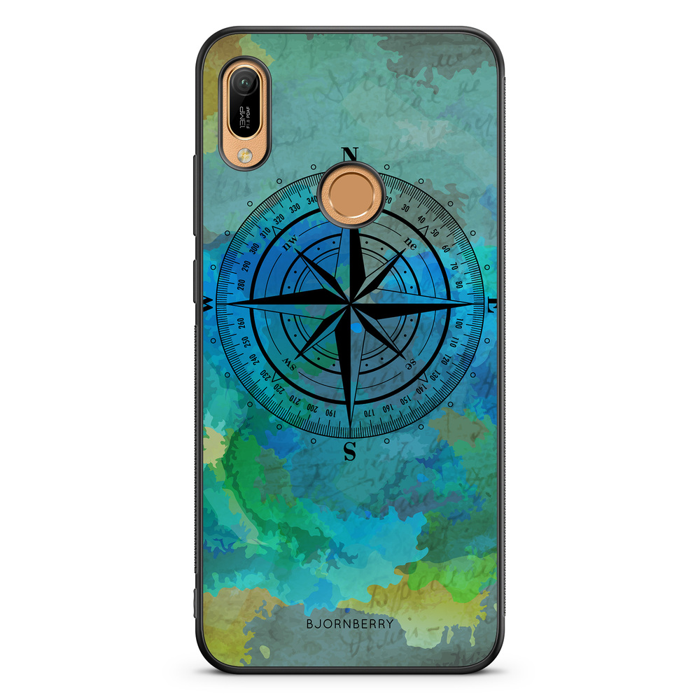 Huawei Y6 2019 Case - Compass Background