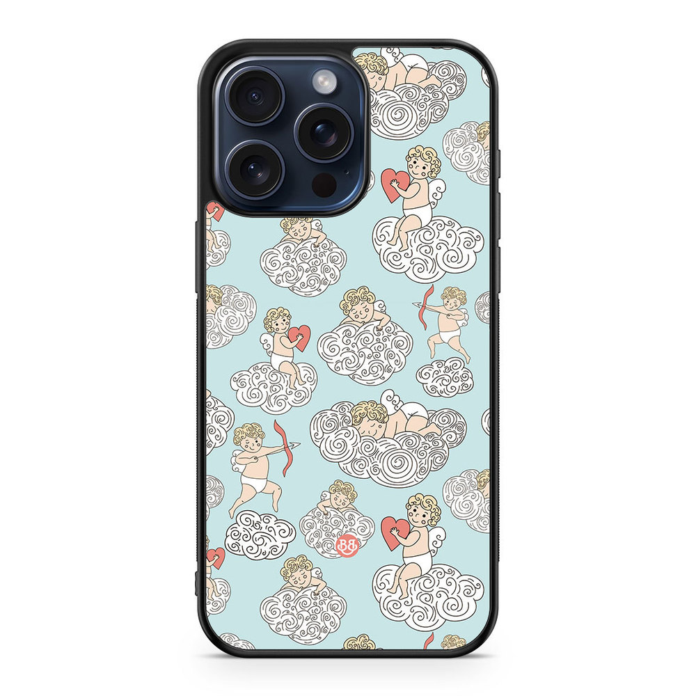 iPhone 15 Pro Max Case - Angels and Clouds