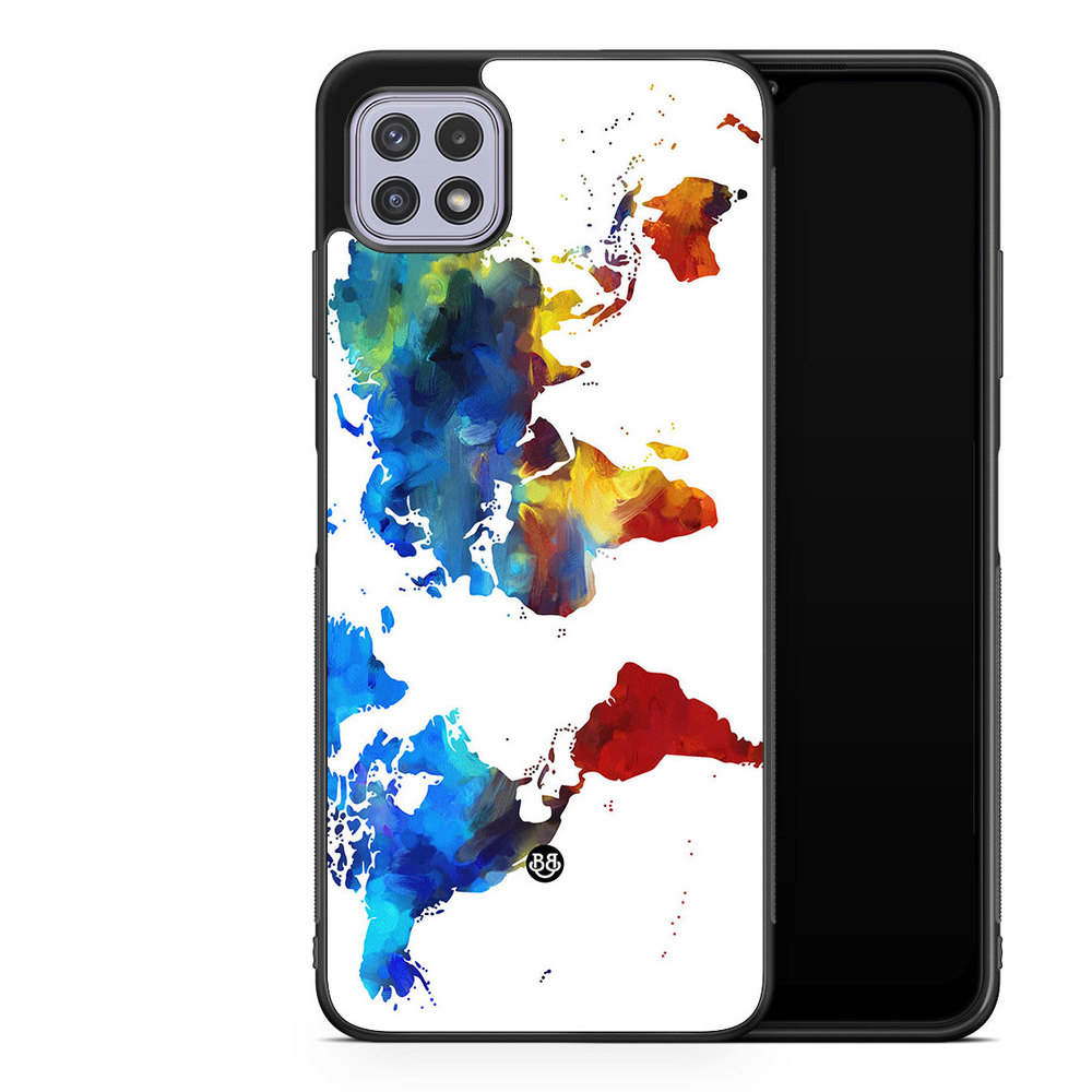 Samsung Galaxy A22 4G Case - World Map