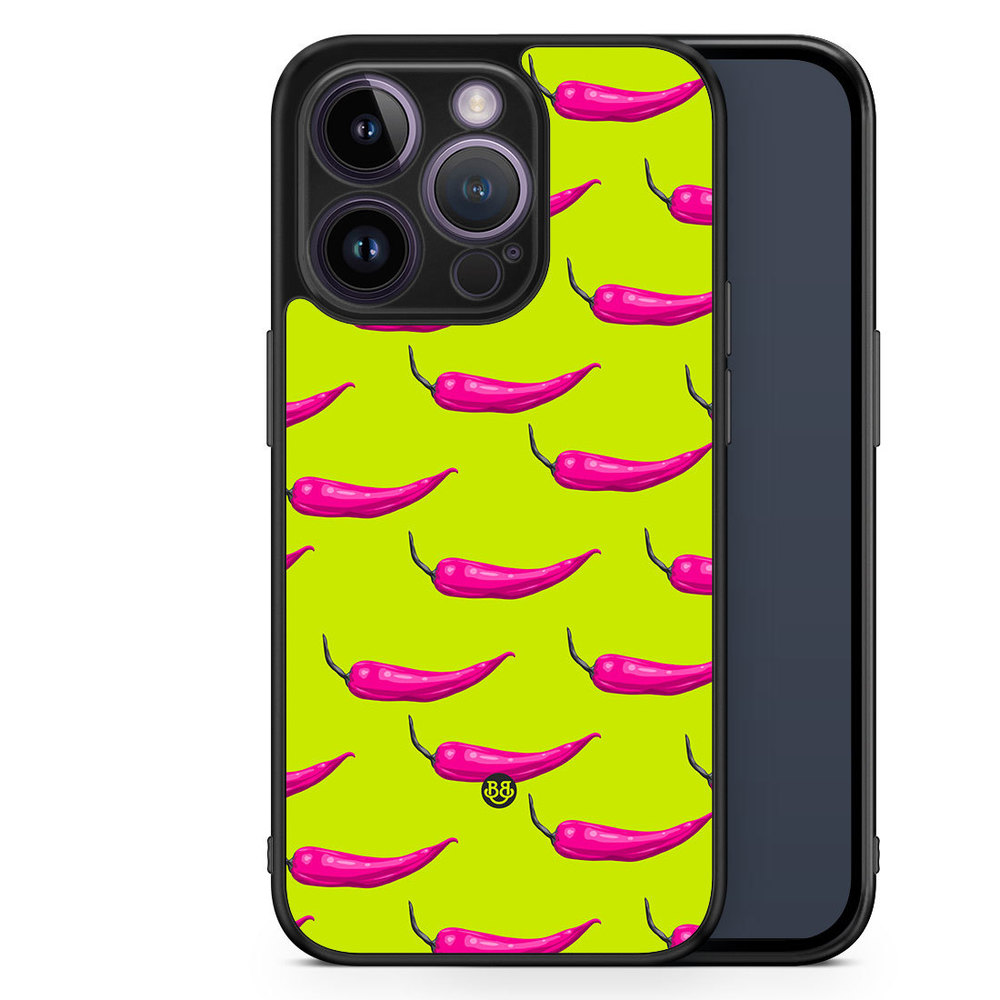 iPhone 14 Pro Case - Chilli Pattern
