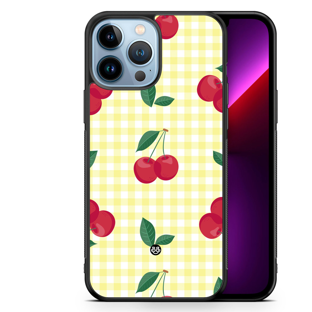 iPhone 13 Pro Max Case - SUMMER GARDEN - Cherry Kiss