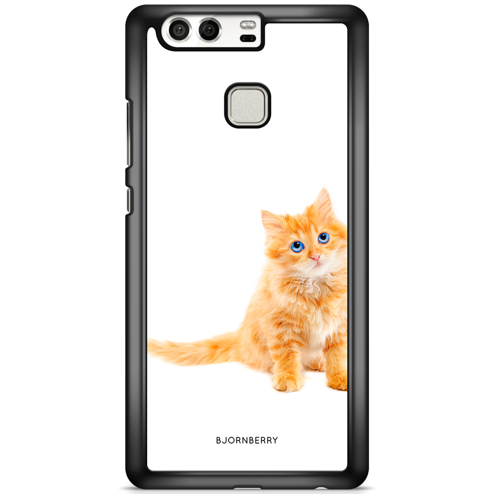 Huawei P9 Case - Small Brown Cat