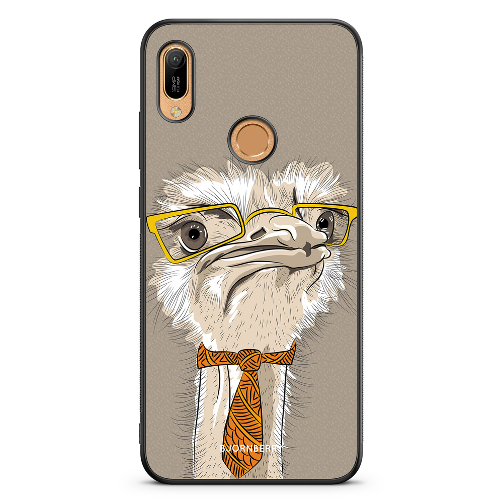 Huawei Y6 2019 Case - Hipster Ostrich