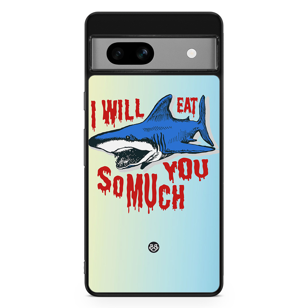 Google Pixel 7a Case - Shark quote