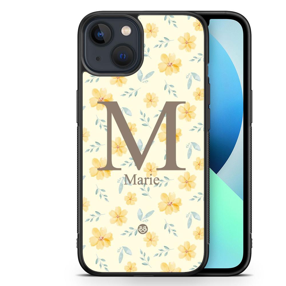 iPhone 13 Mini Custom Case - AWAKEN - Golden Bloom