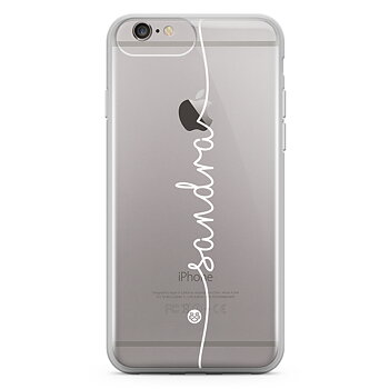 iPhone 6 Plus/6 Plus Case Fashion Custom - Centered Name White