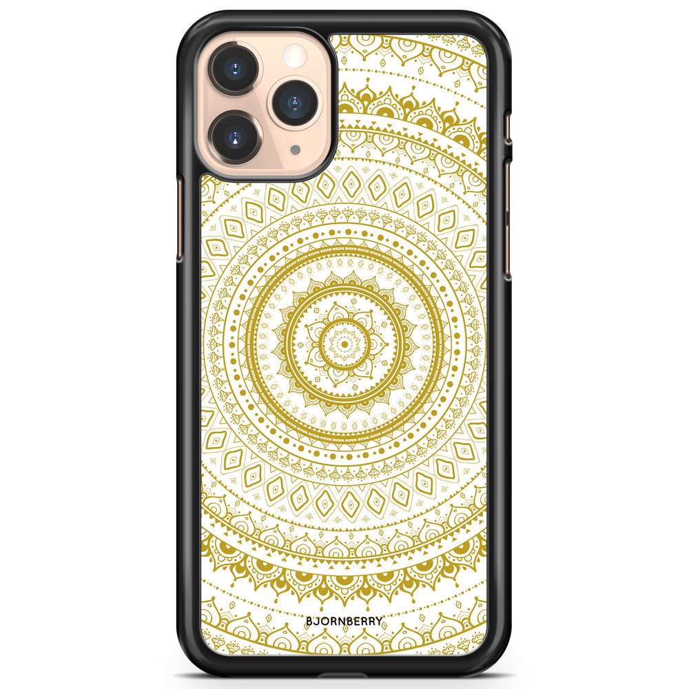 iPhone 11 Pro Max Case - White Gold Mandala