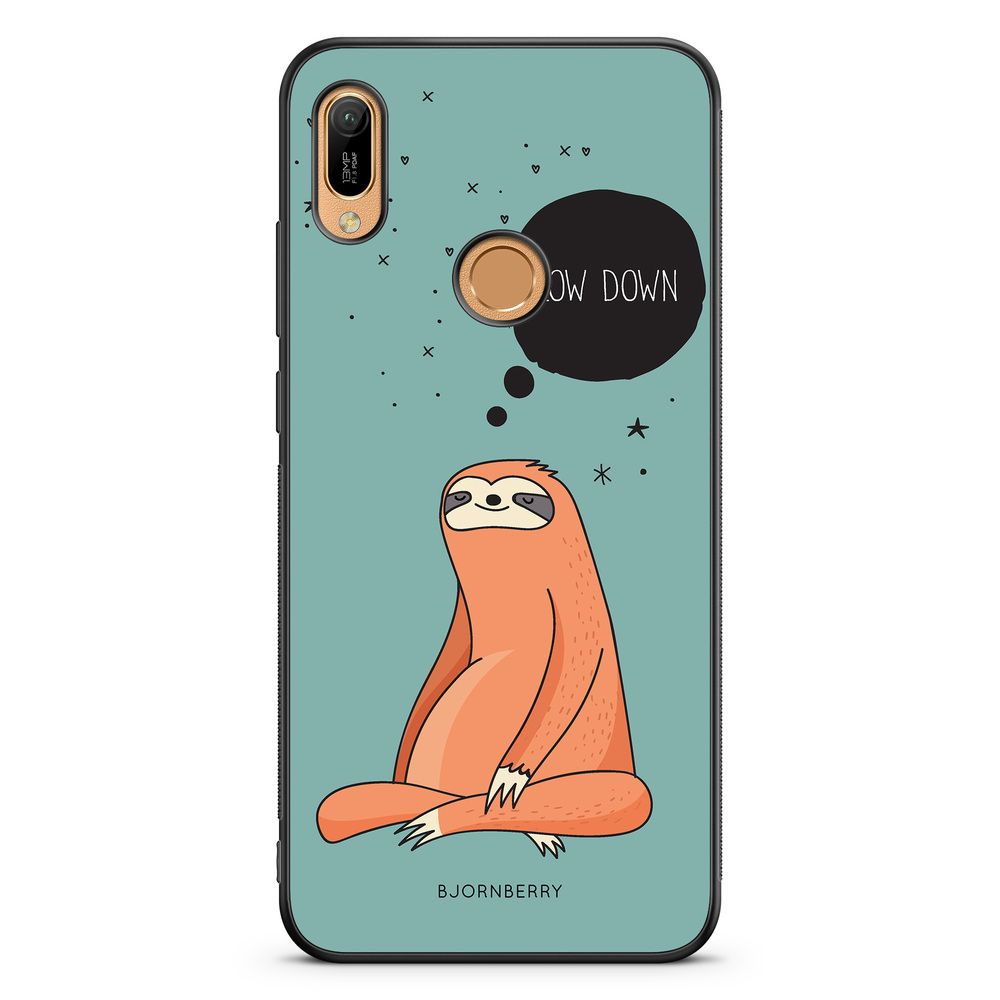 Huawei Y6 2019 Case - Slow Down Sloth