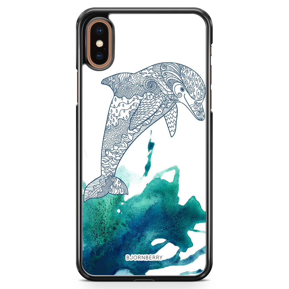 iPhone XS Max Case - Mandala Dolphine