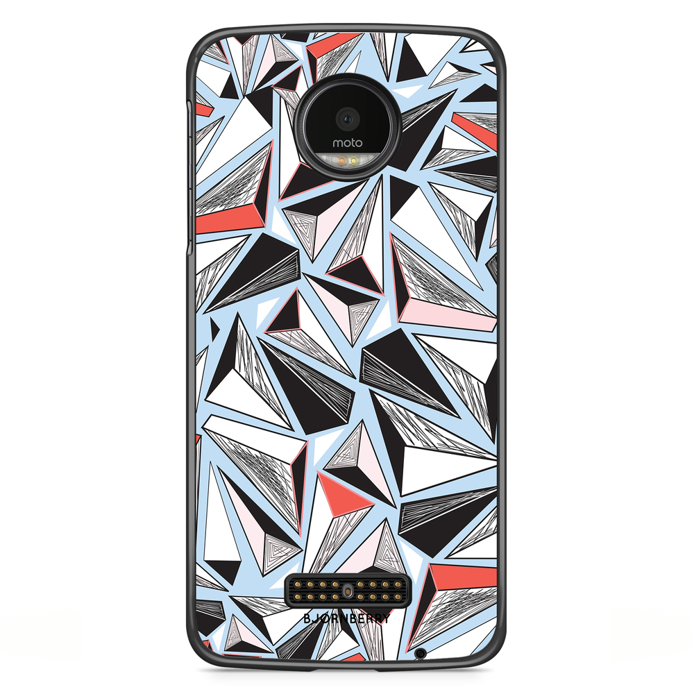Moto Z2 Play Case - Triangles