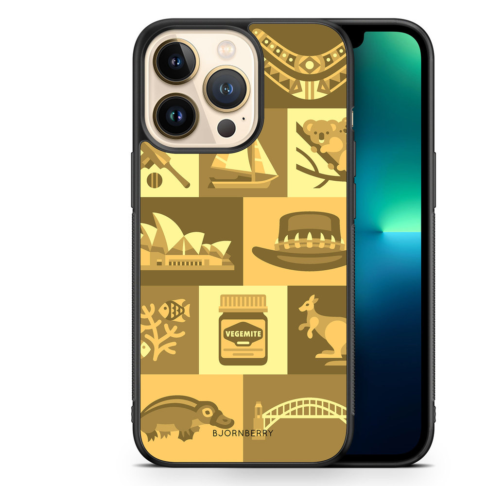iPhone 13 Pro Case - Australian Pattern