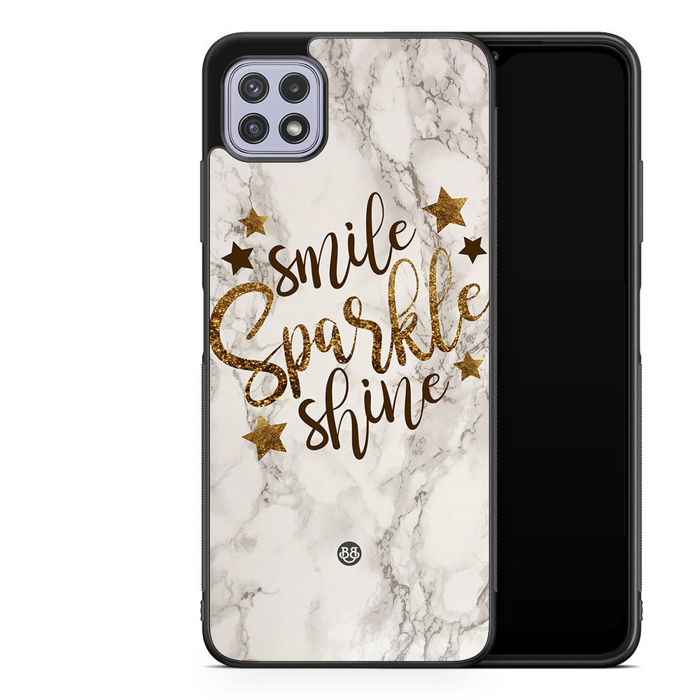 Samsung Galaxy A22 4G Case - Smile,Sparkle,Shine