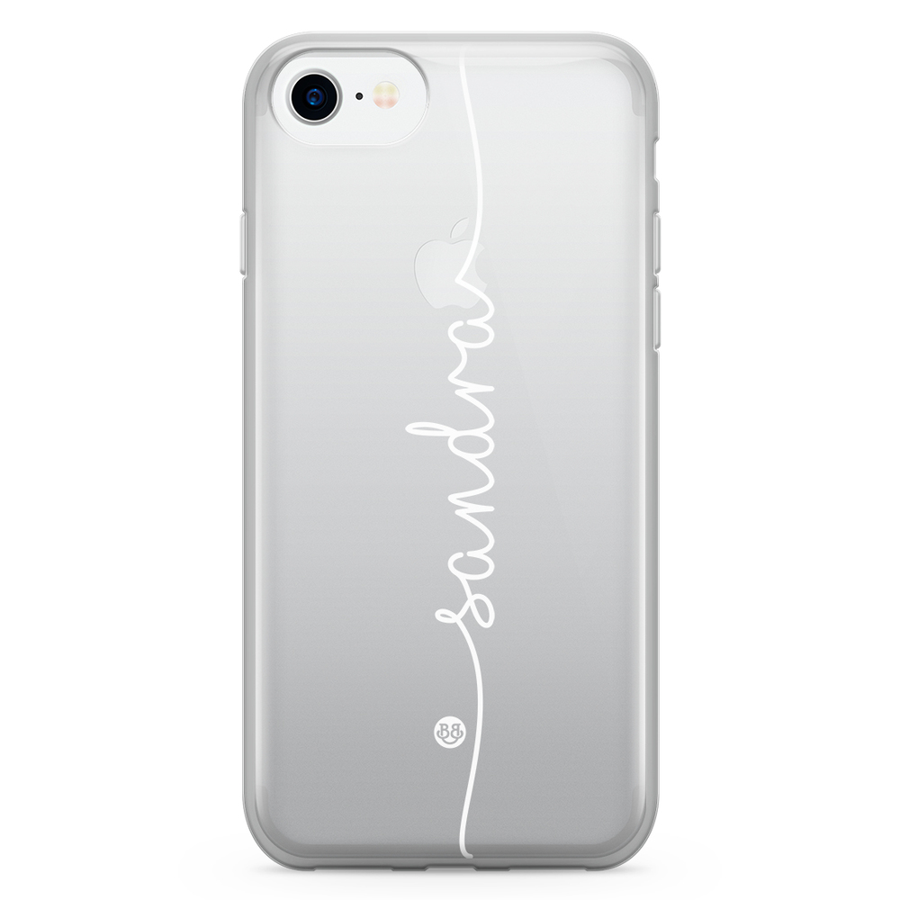 iPhone 6/6s Case Fashion Custom - Centered Name White