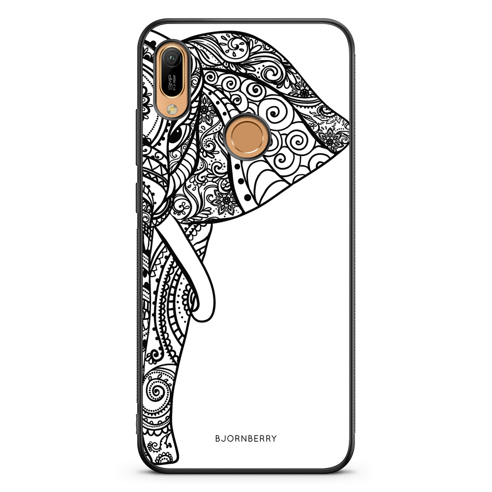 Huawei Y6 2019 Case - Mandala Elephant