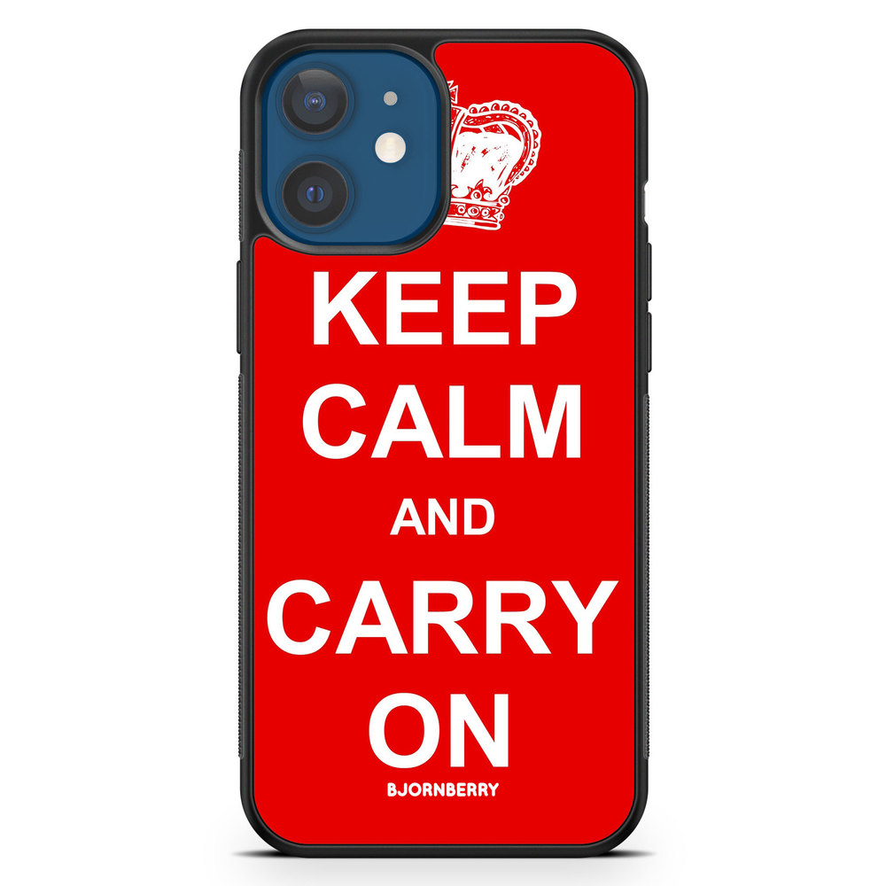 iPhone 12 Mini Case - Keep calm carry on