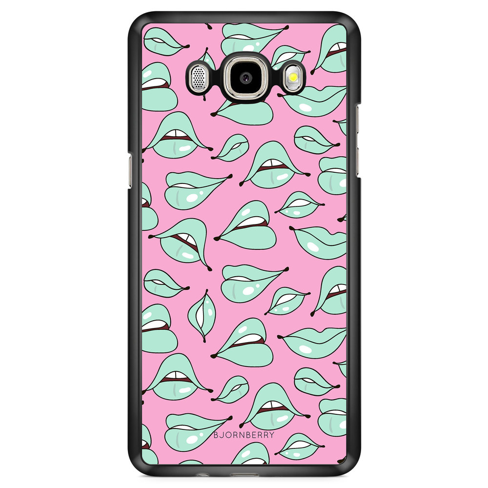 Samsung Galaxy J7 (2016) Case - Green Lips