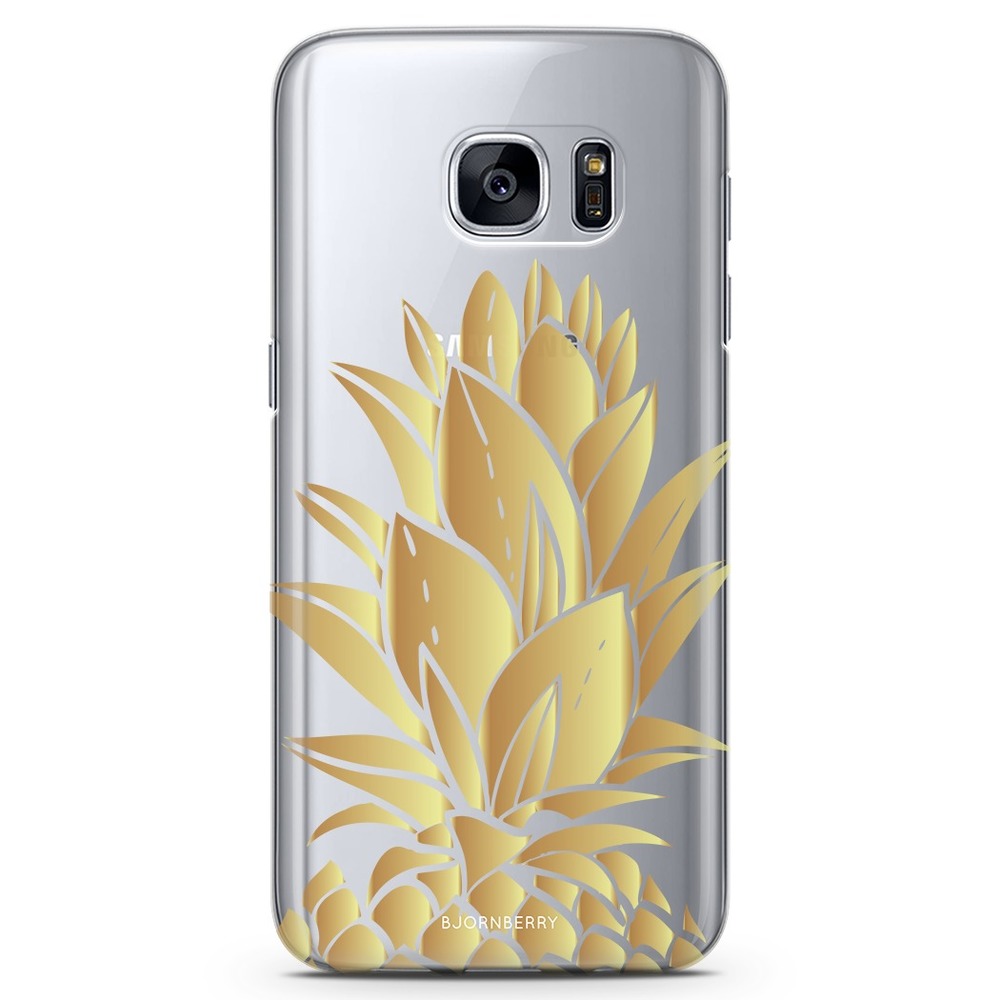Samsung Galaxy S7 TPU Case - Gold Pineapple