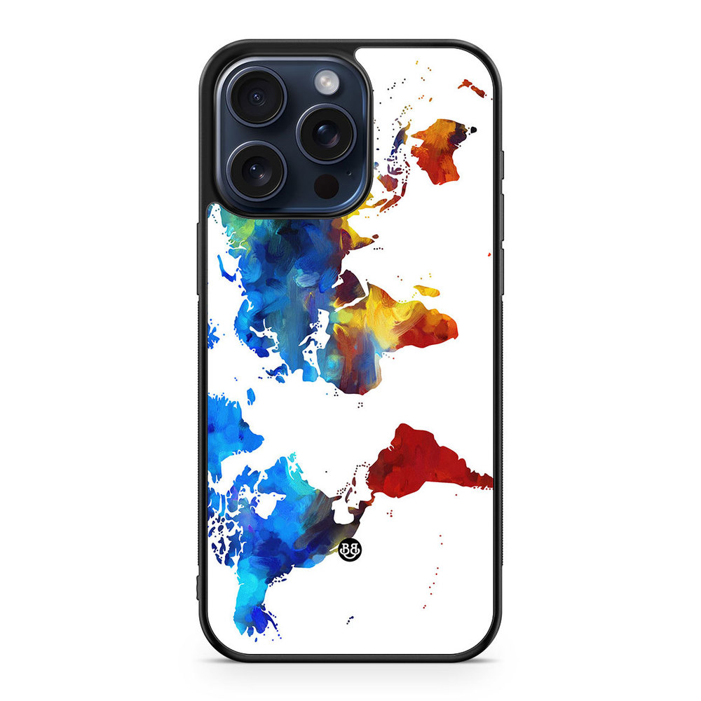 iPhone 15 Pro Max Case - World Map