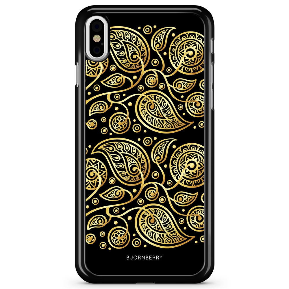 iPhone X / XS Case - Gold Flowers