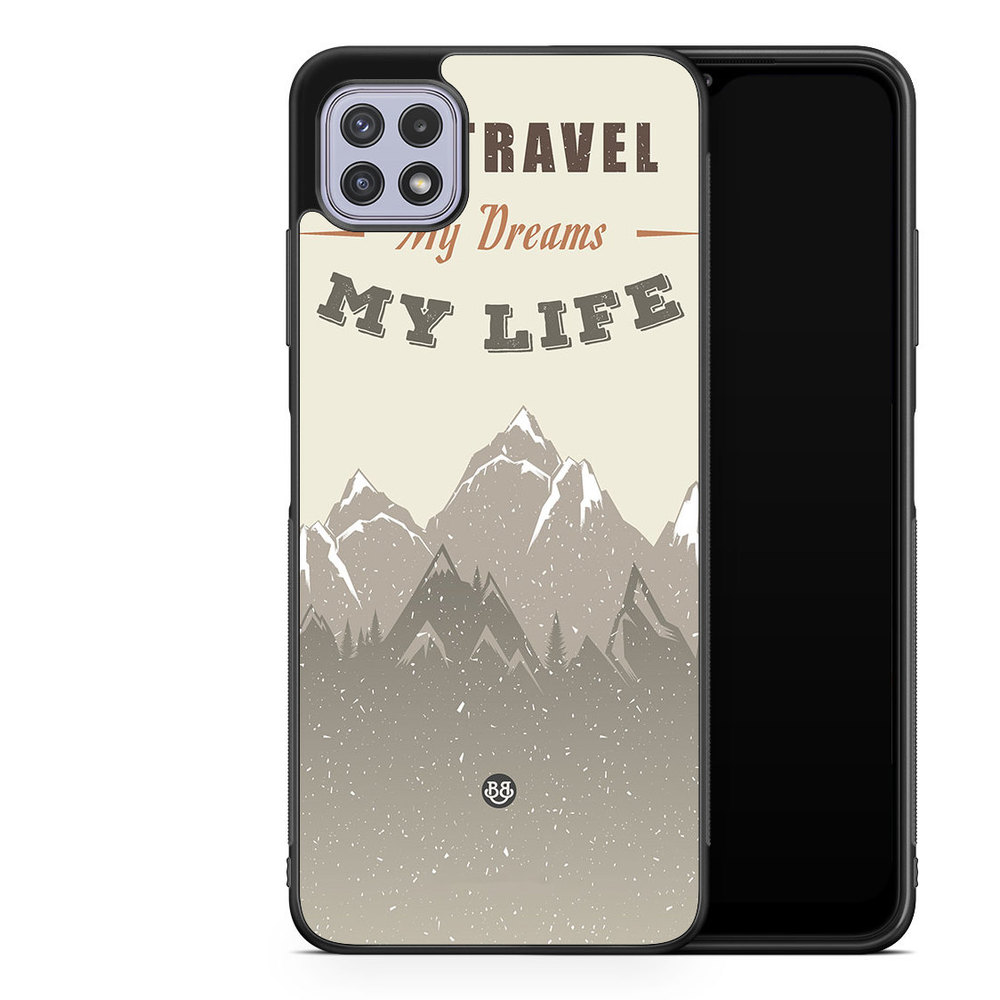Samsung Galaxy A22 4G Case - My Travels, My Life