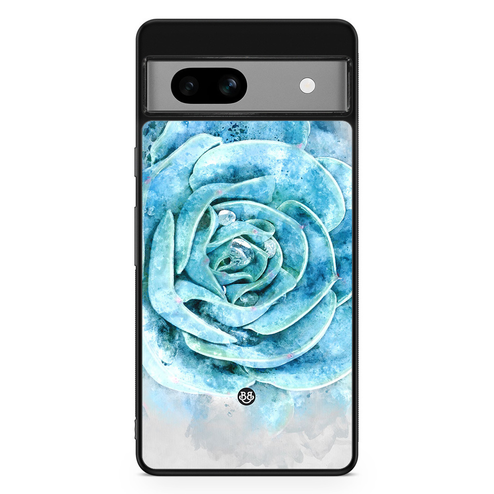 Google Pixel 7a Case - Blue Cactus