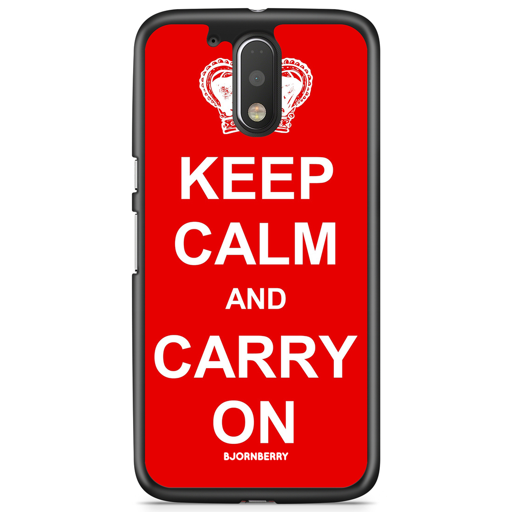 Moto G4/G4 Plus Case - Keep calm carry on