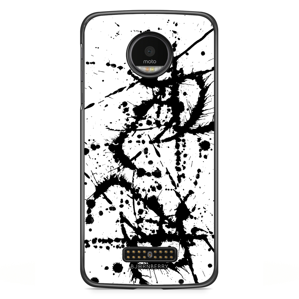 Moto Z2 Play Case - Black Blot