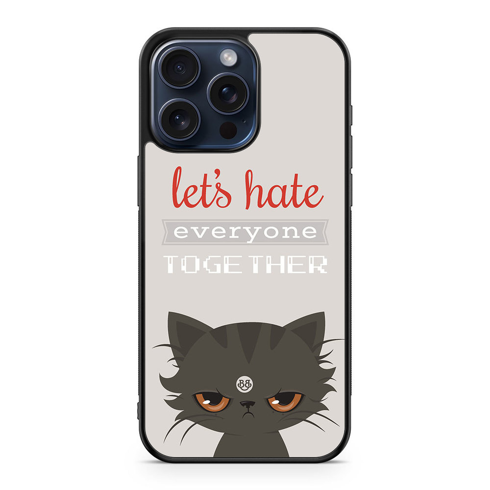iPhone 15 Pro Max Case - Angry Cat